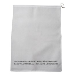 Sac à linge blanc 40x55 cm