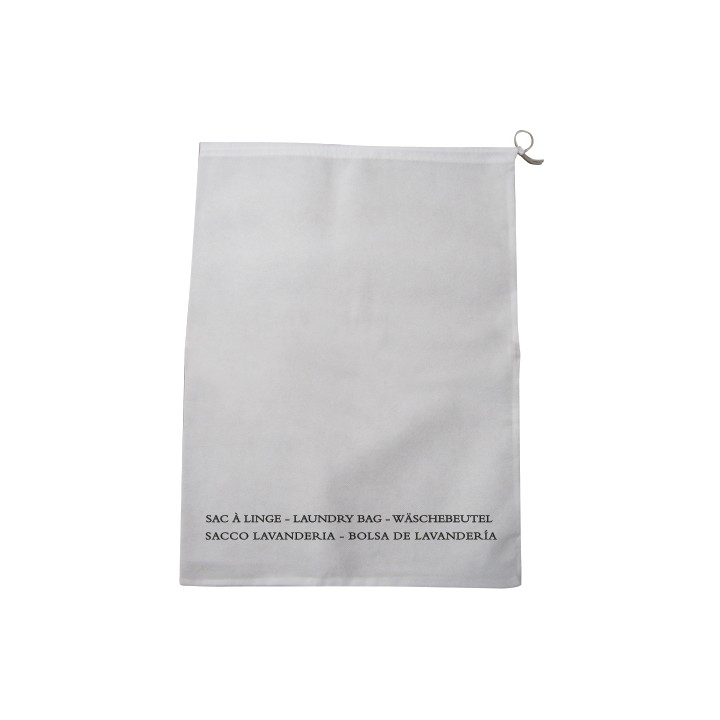 Sac à linge blanc 40x55 cm