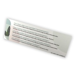 Plaquette plexi auto-collante