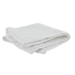 Carré de coton blanc