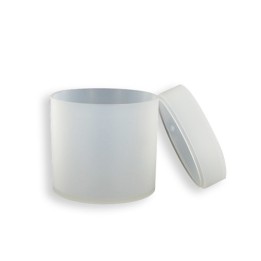 Boite plastique translucide ronde