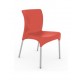 Chaise "Moon" rouge - Hotelpros