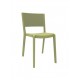 Chaise "Spot" Vert olive - Hotelpros