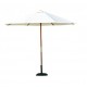 Parasol rond "M2" ivoire - Hotelpros