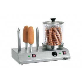Appareil hot-dogs avec 4 plots chauffés - Hotelpros
