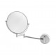 Miroir double face grossissant chrome - Hotelpros
