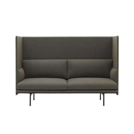 Sofa Outline Highback - Remix 163 - Pieds noirs - Hotelpros